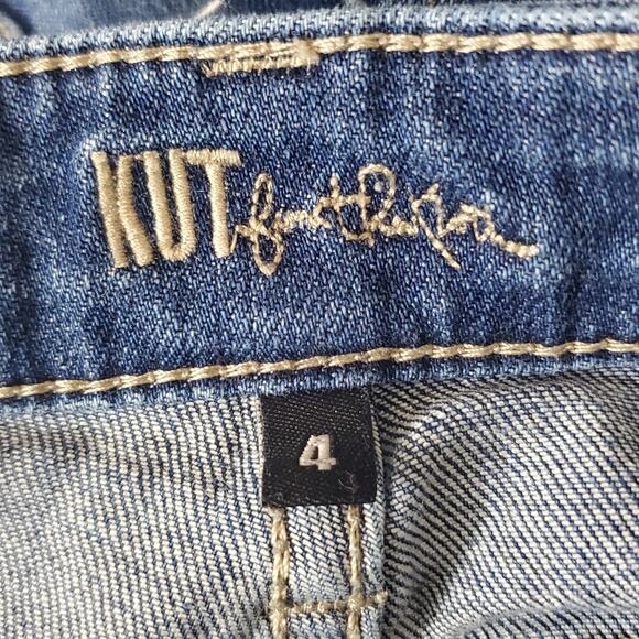 Kut from the Kloth Catherine Boyfriend Jeans 4 Distressed - Picture 5 of 8